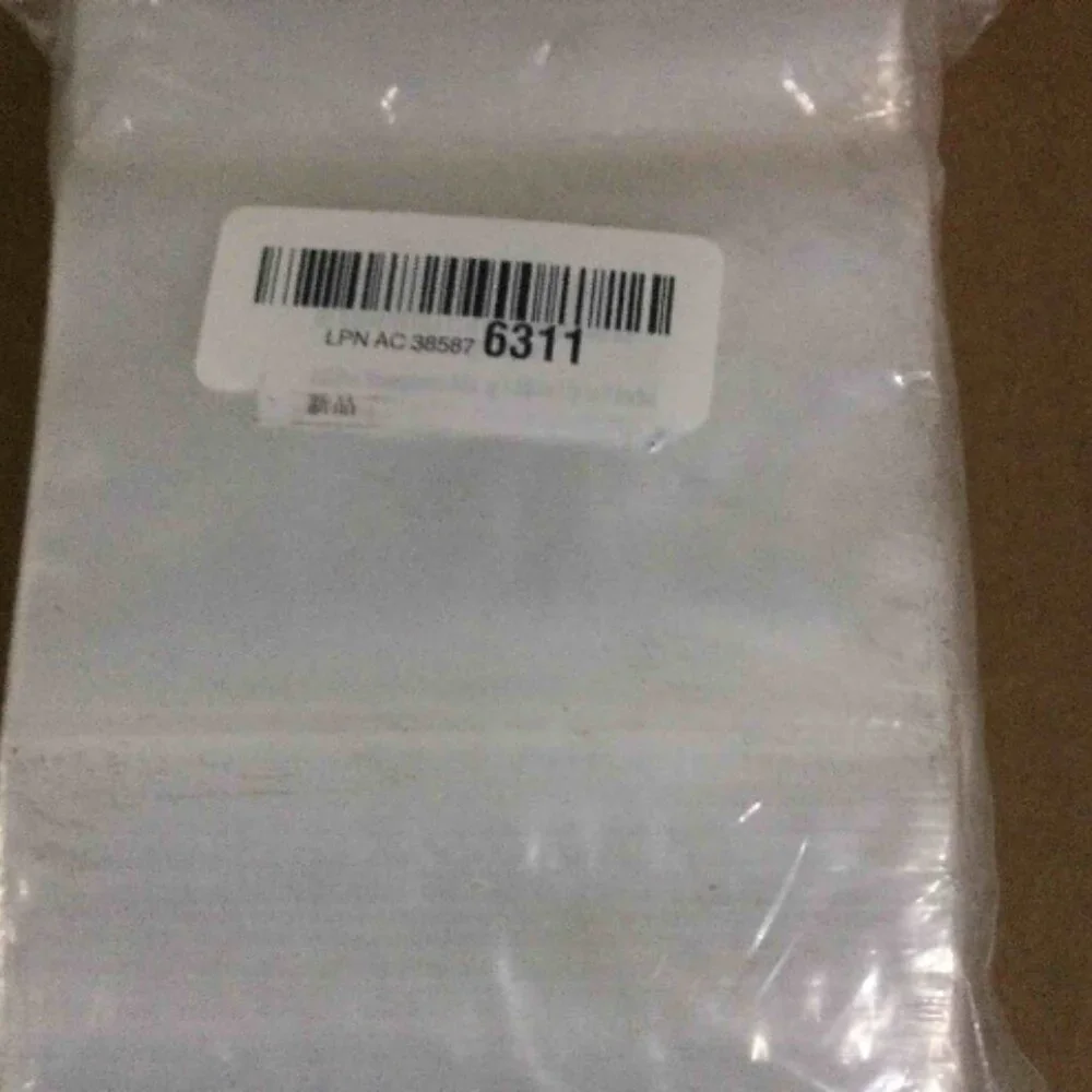 100 Pcs Transparent Mobile Phone Dust Bag, Zipper Reclosable Plastic Bags,5 Mil,